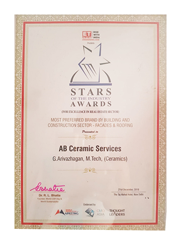AB Ceramic Service Awards
